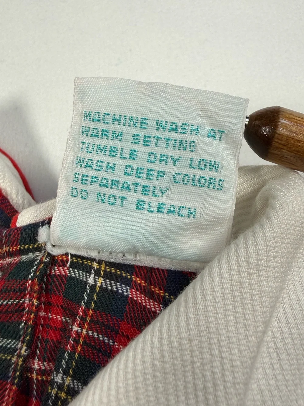 VINTAGE ALISON SCOTT Smocked Tartan Plaid Dress 18m Heirloom Holiday Cottagecore